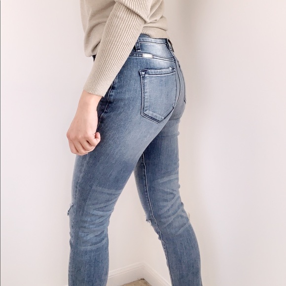 X KanCan- Vintage High Waist Distressed Jeans - Picture 5 of 8